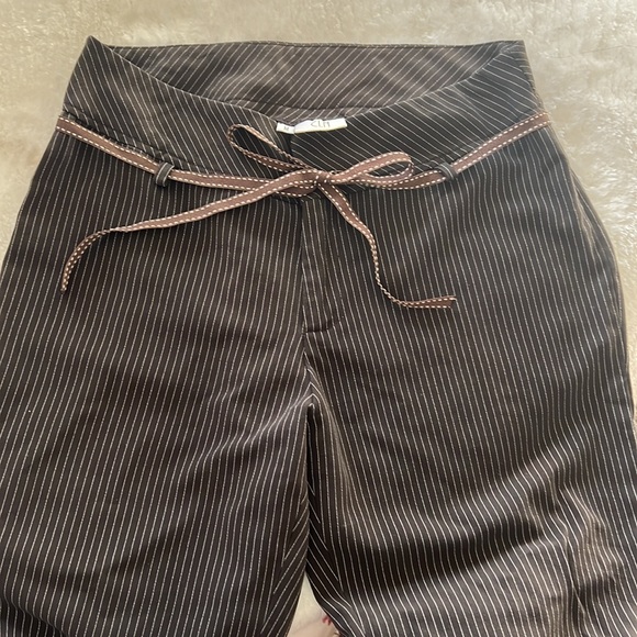 Celine brown striped slacks - Picture 3 of 8